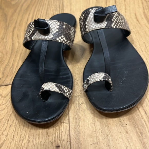 Gianvito Rossi python sandals size 36.5 - Picture 5 of 6